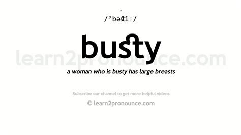 busty meaning in english|Busty .